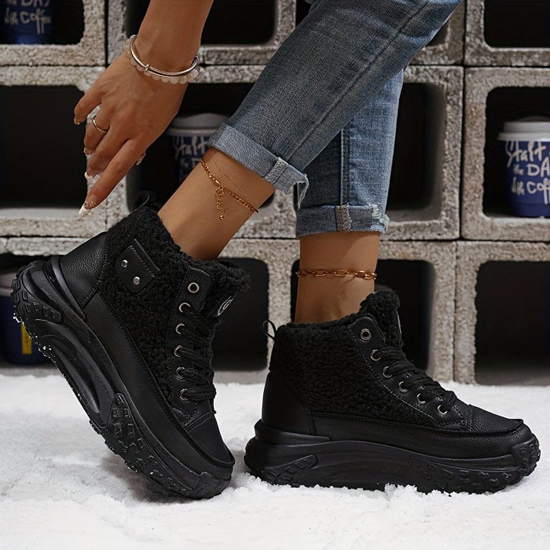 CozyStride™ Women's Winter Ankle Sneakers™ – All-Season Warmth, Style, and Durability in Every Step!