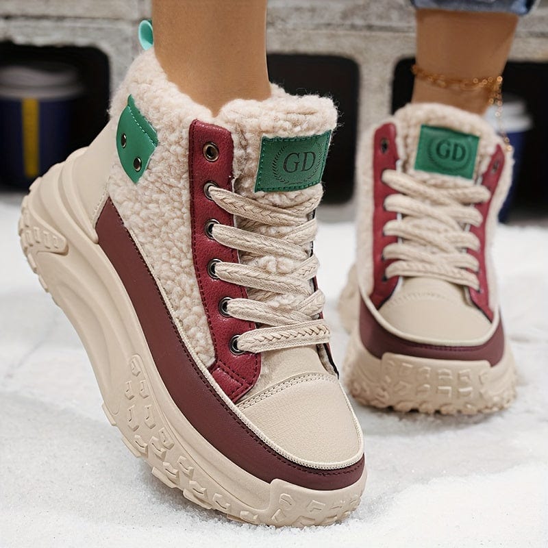 CozyStride™ Women's Winter Ankle Sneakers™ – All-Season Warmth, Style, and Durability in Every Step!