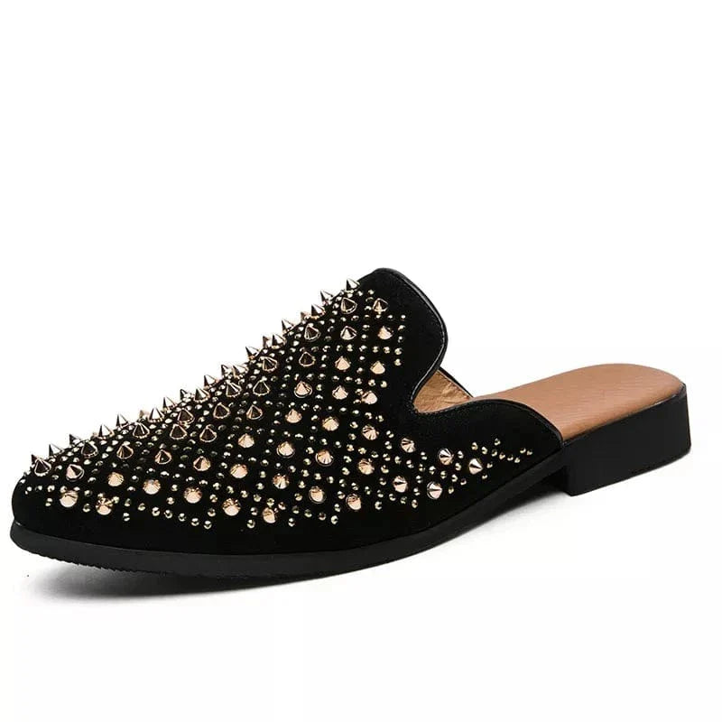 Eclat Noir™ Rivet Loafers