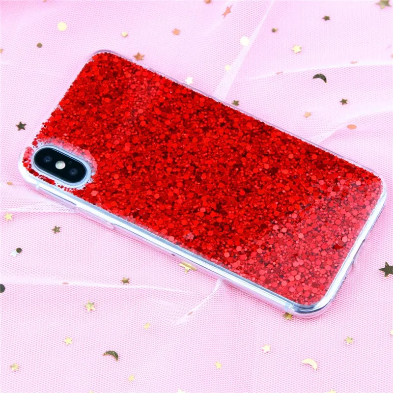 Glitter Crystal Soft Phone Case