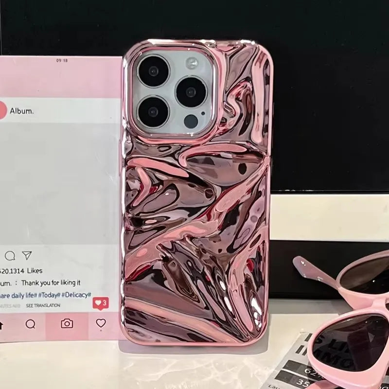 Plating Laser Sparkle Phone Case