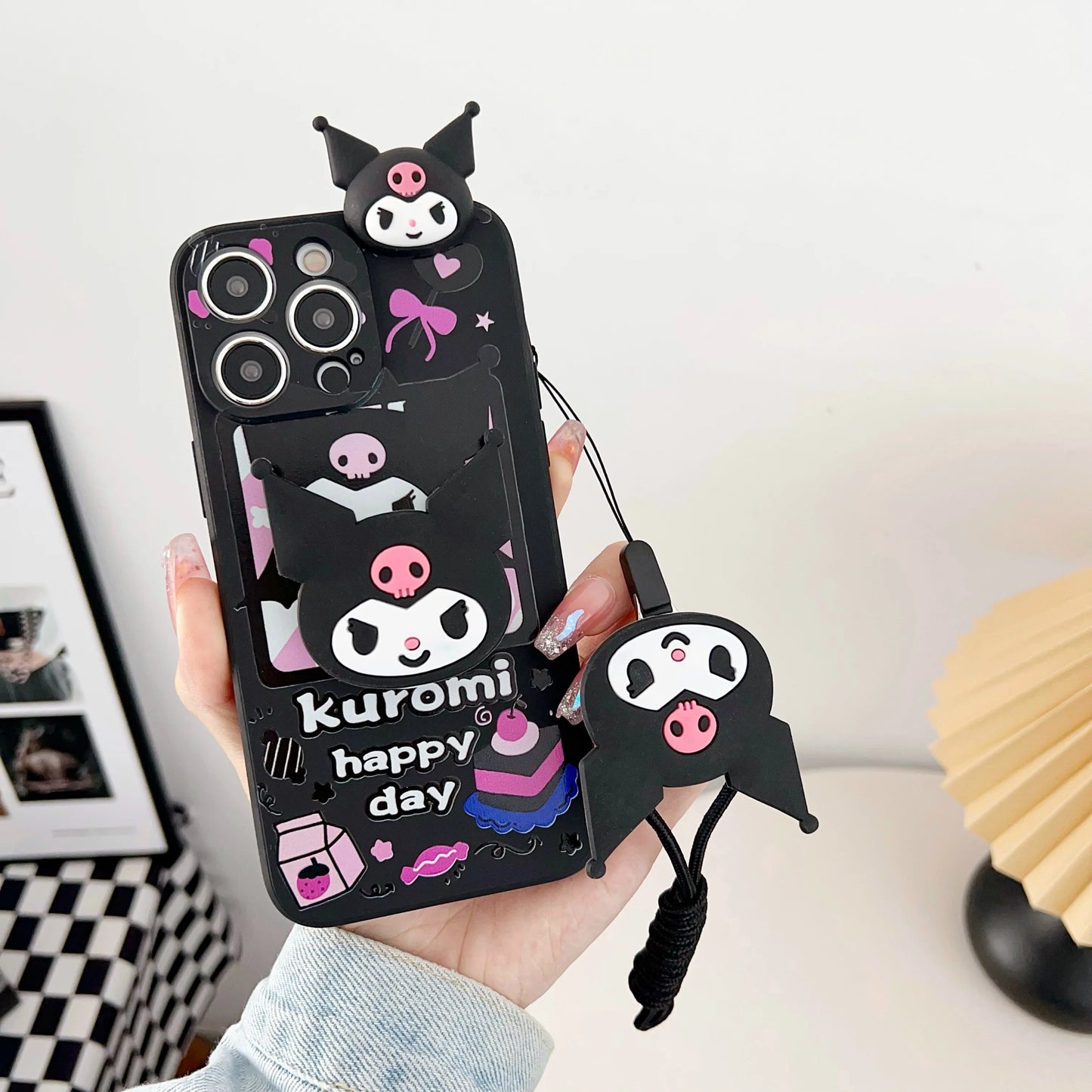 Cute Kuromi Phone Case for iPhone