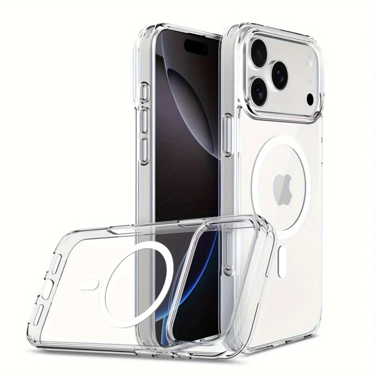 Magsafe Transparent Magnetic Case For iPhone