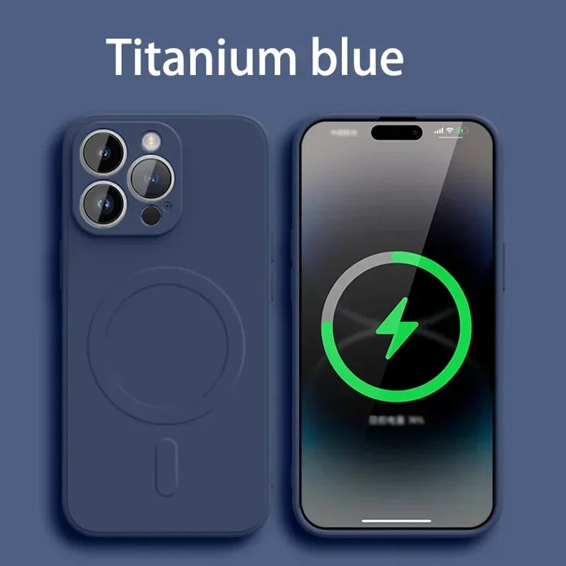 Liquid Silicone Magsafe Phone Case