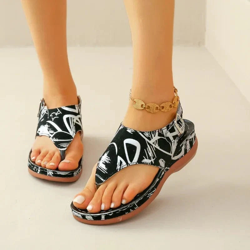 FloraComfort™ Women's Orthopedic Wedge Sandals