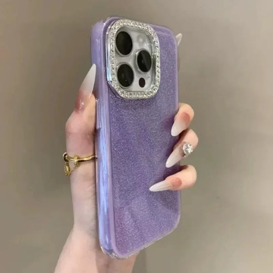 3 in 1 Glitter Candy Color Phone Case