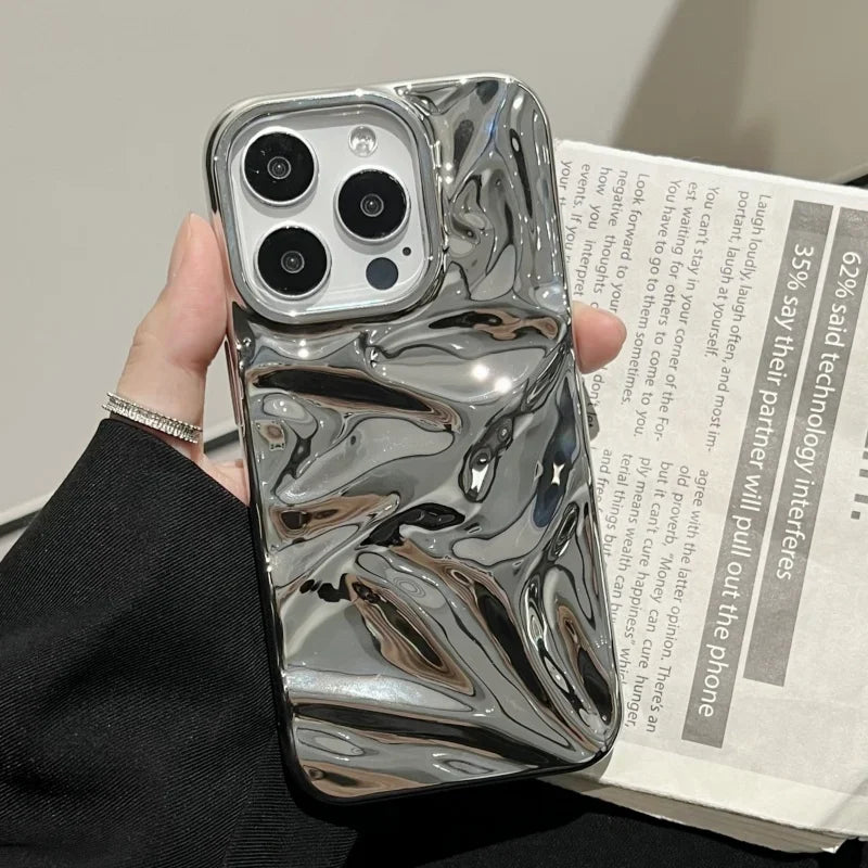 Plating Laser Sparkle Phone Case