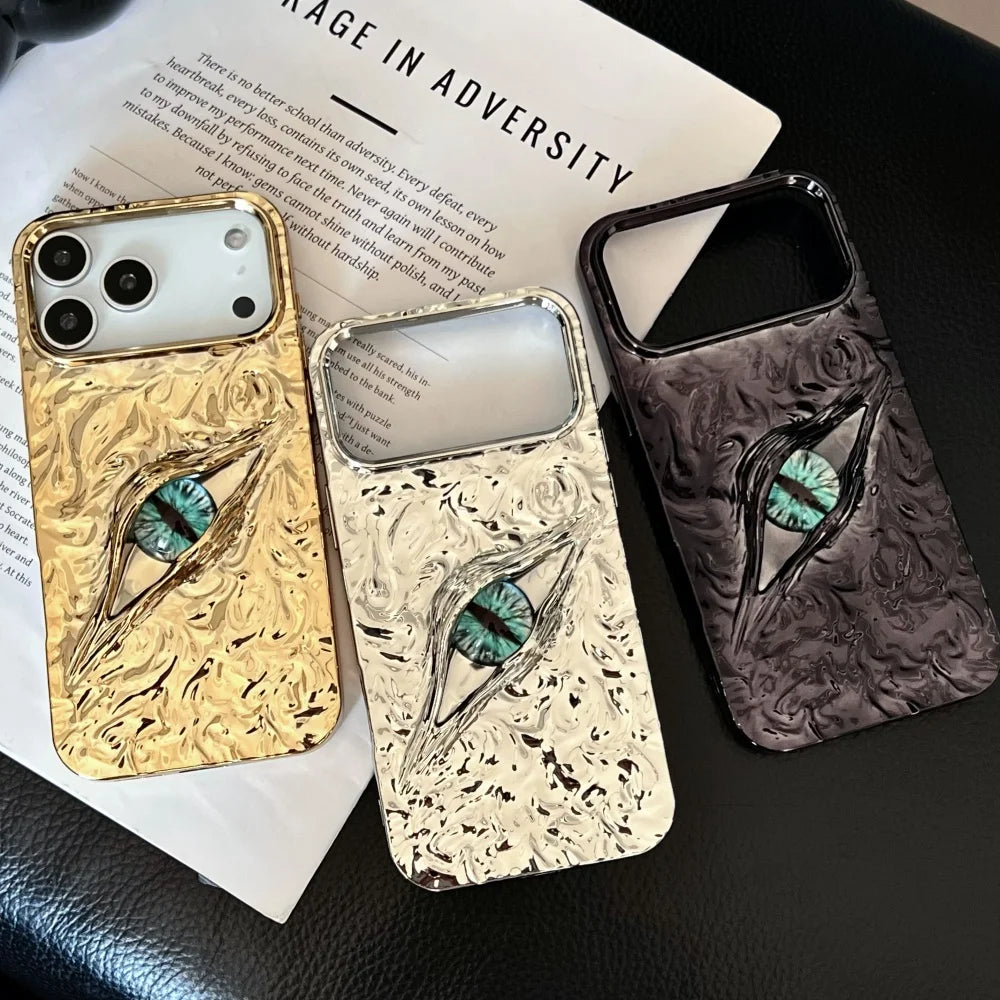 Electroplated 3D Eye Phone Case