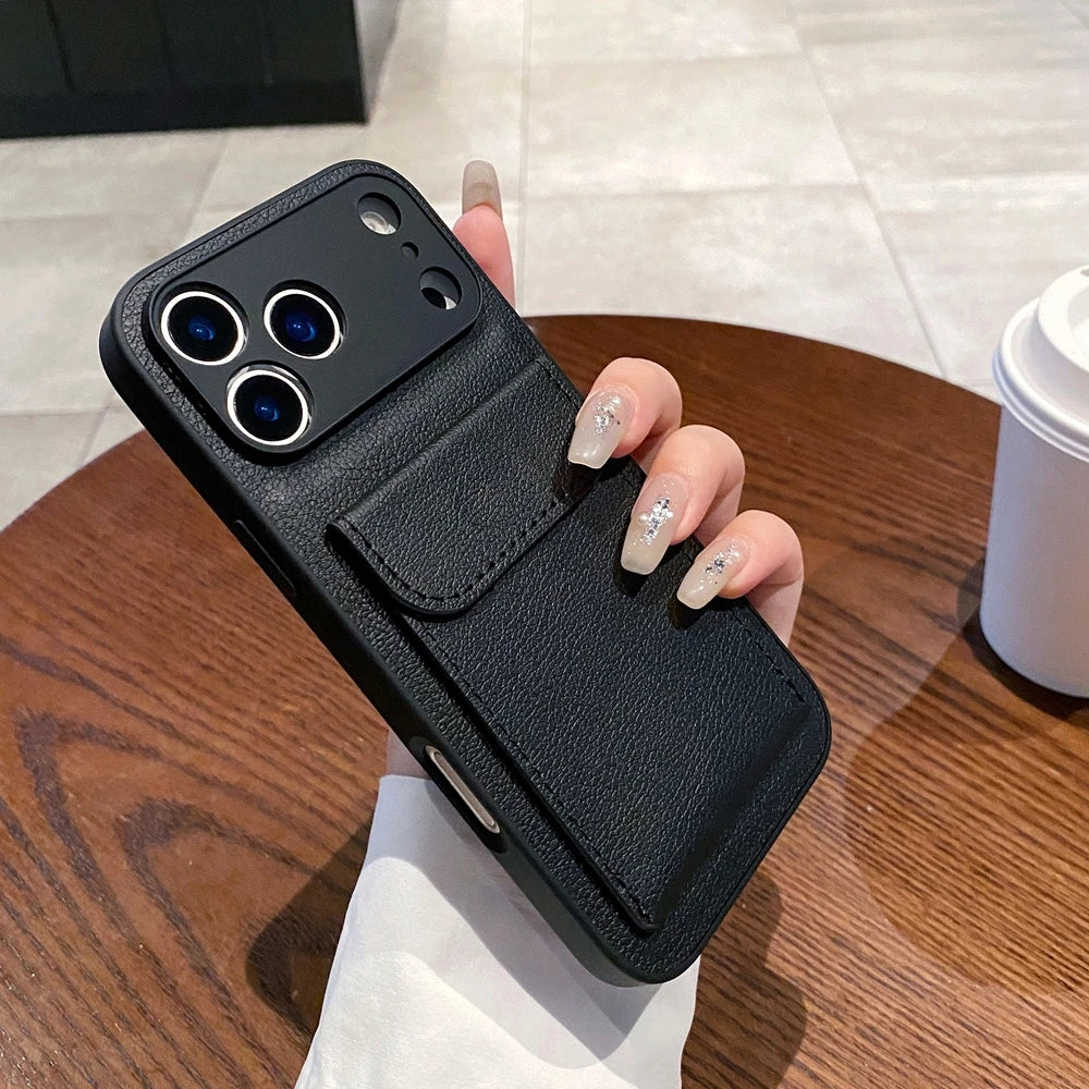 PU Leather Card Wallet Phone Case