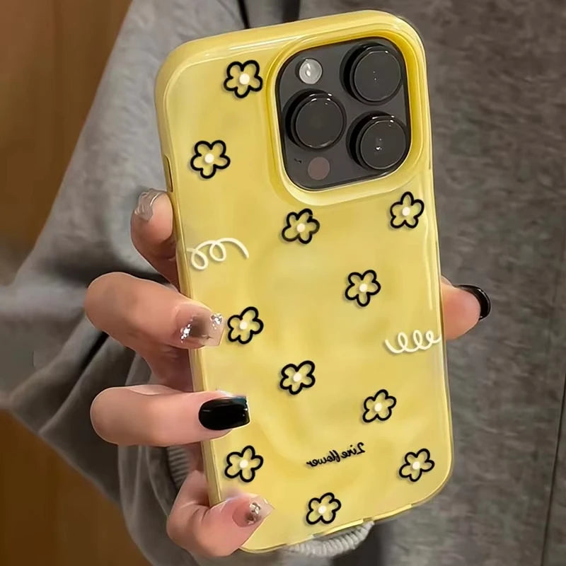 Korean Flower Cartoon Phone Case