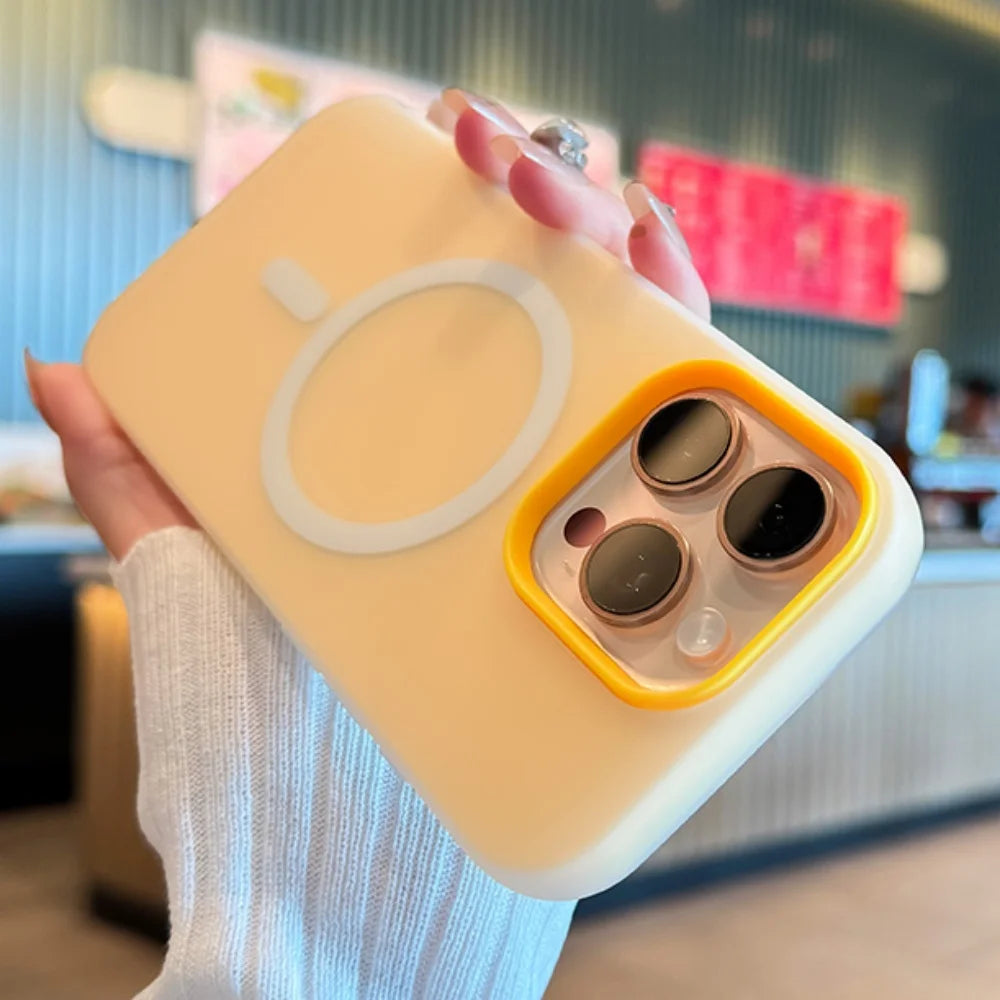 Matte Candy Color Magnetic MagSafe Phone Case