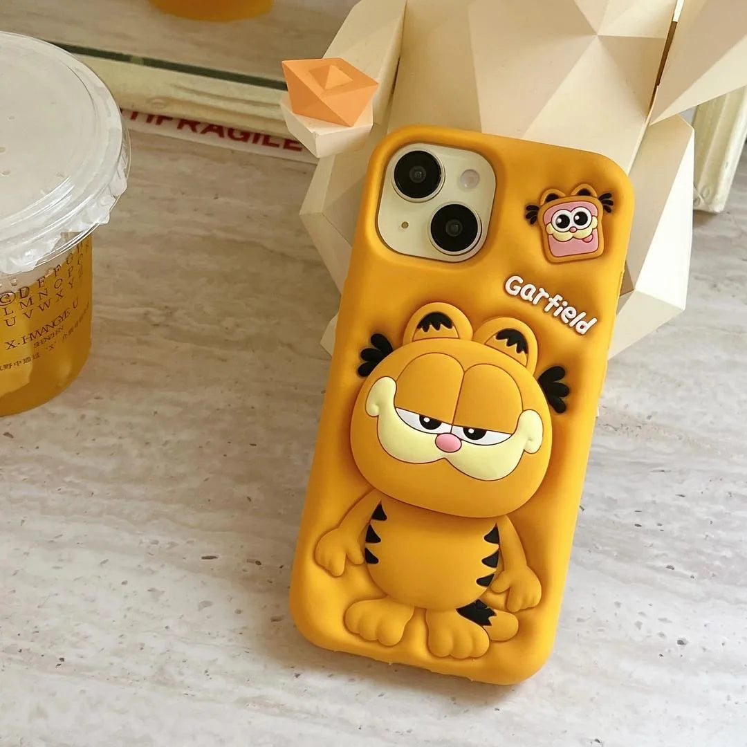 3D Carfield Grip Holder Phone Case
