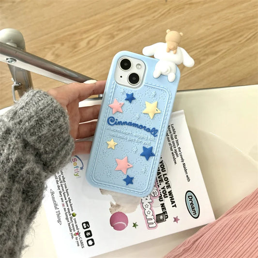 3D Cartoon Cinnamoroll Phone Case
