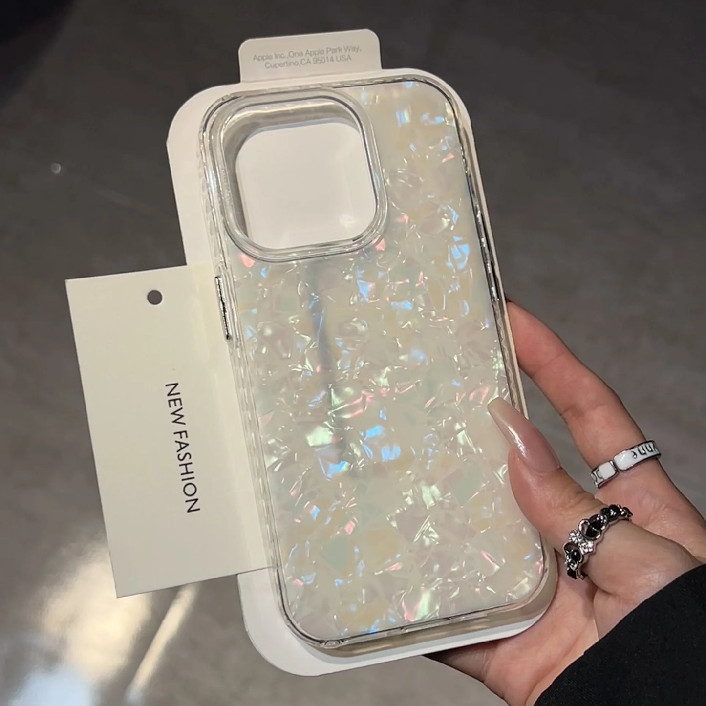 Glitter Conch Shell Phone Case