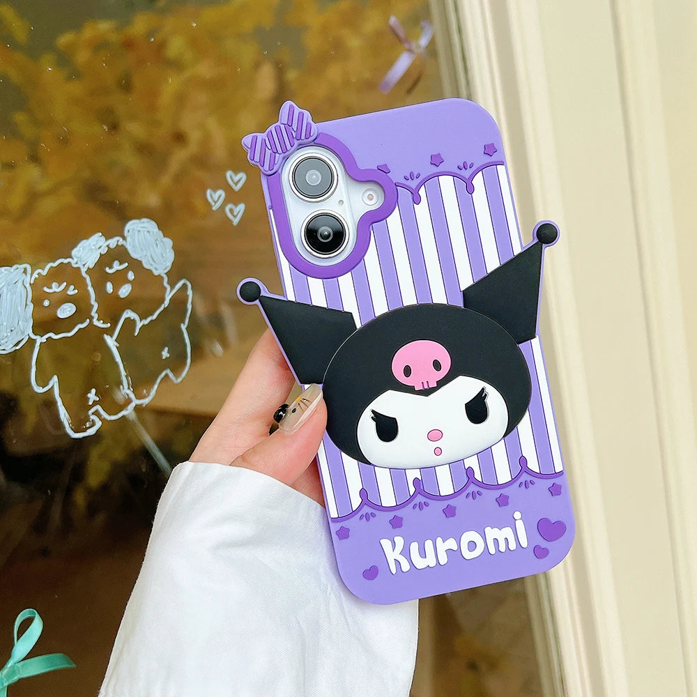 Hello Kitty Kuromi My Melody Silicone Phone Case