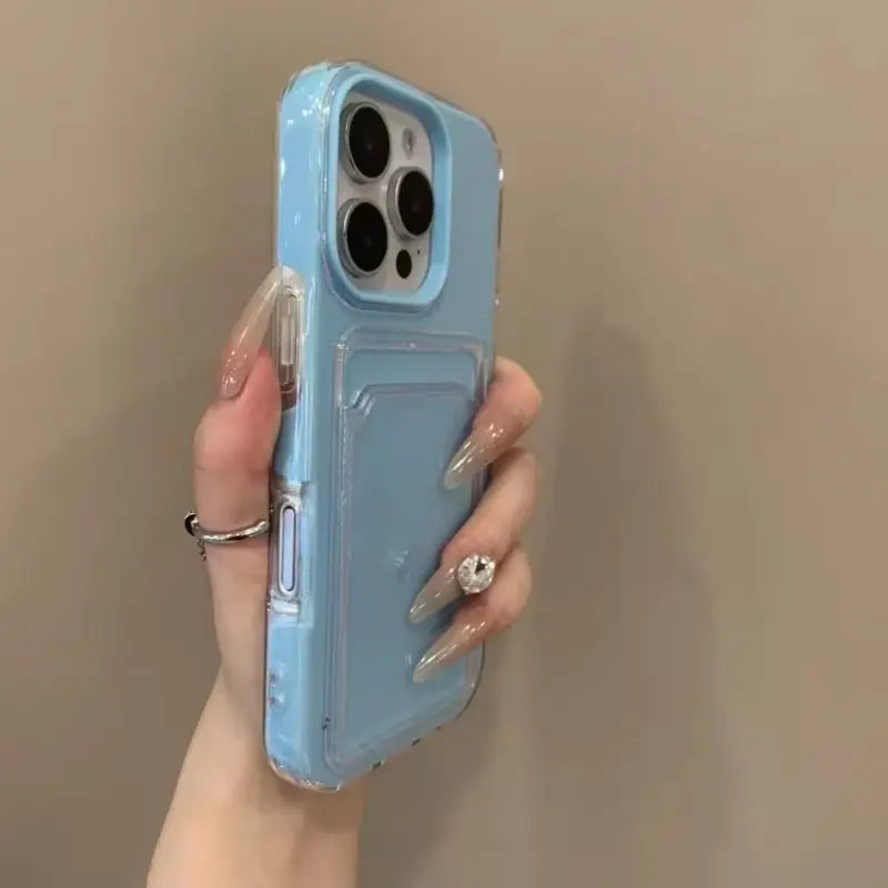 Card Holder Bumper Case For iPhone