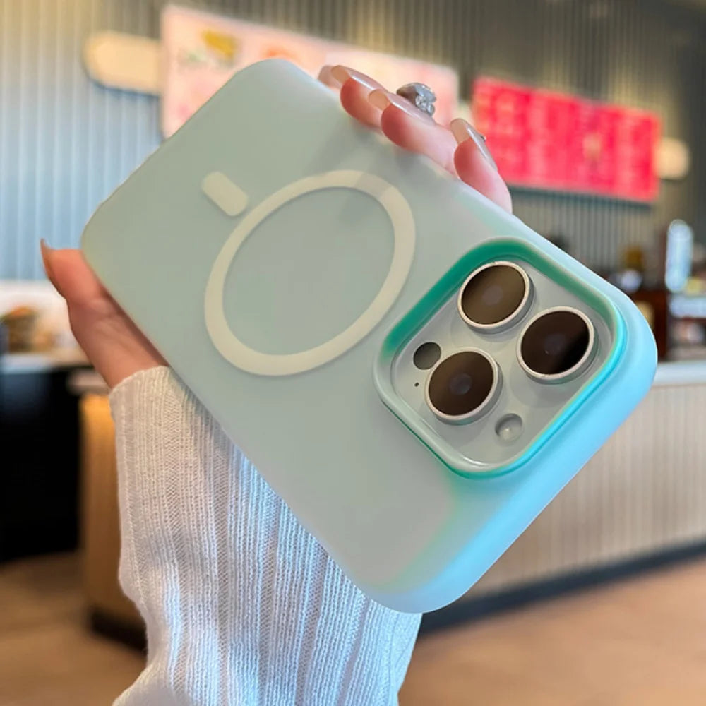 Matte Candy Color Magnetic MagSafe Phone Case