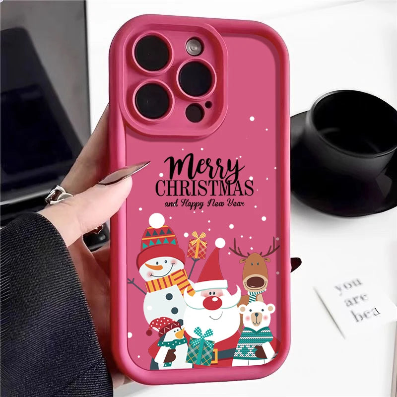 Christmas Pattern Soft Silicone Phone Case