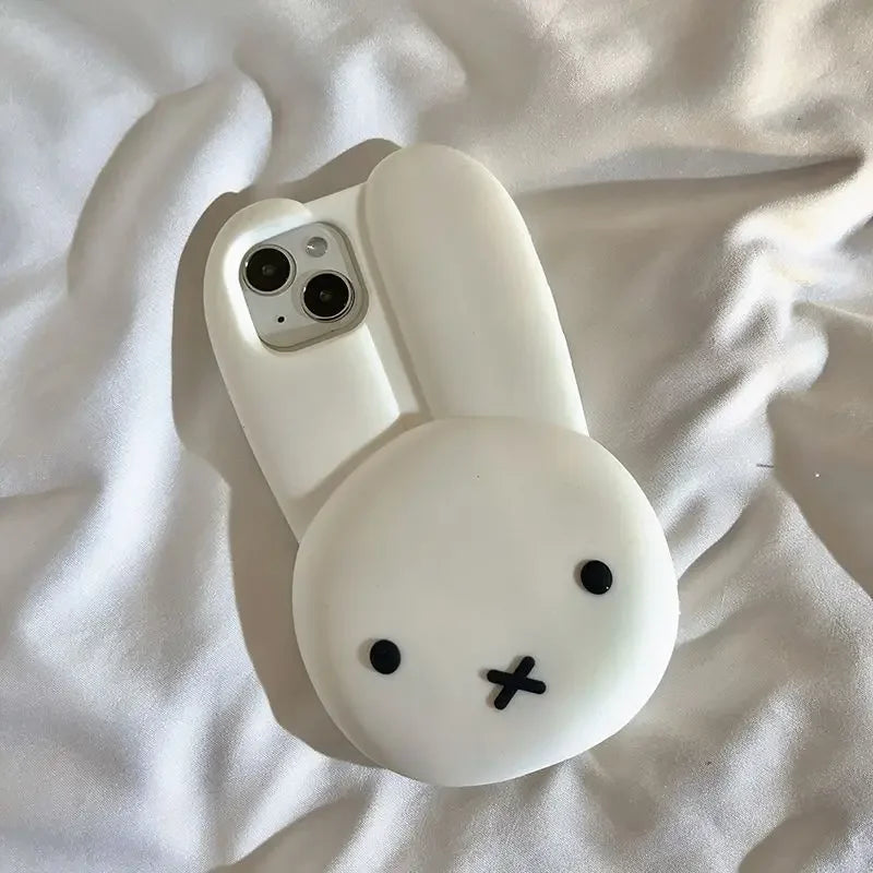 Kawaii Miffy Silicone Phone Case