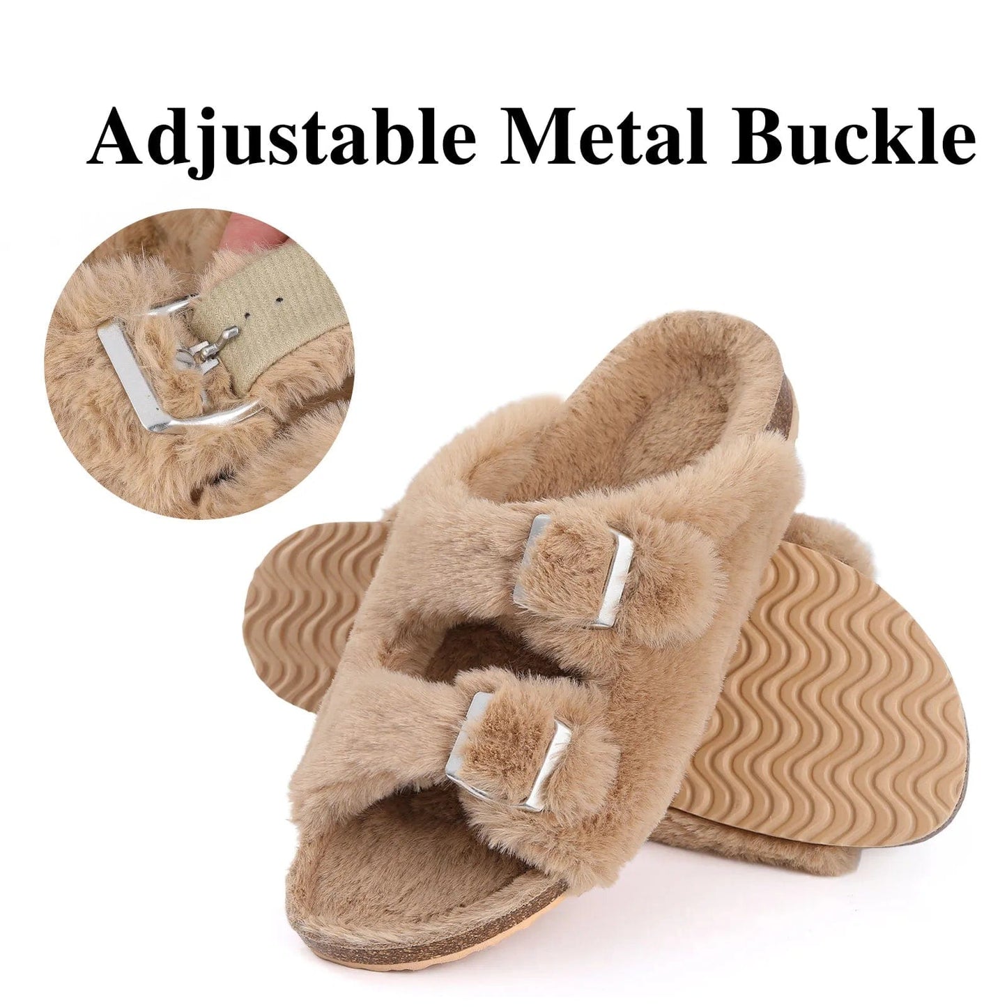 CozyStep™: Women's Footbed Plush Slippers