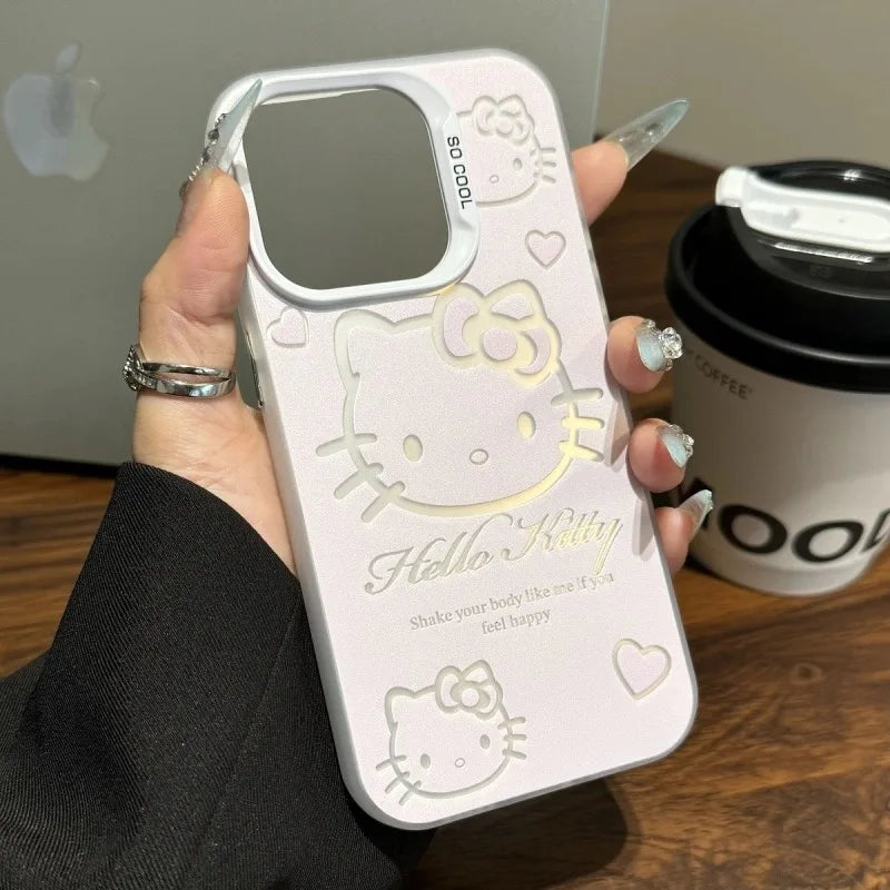 Pink Hello Kitty Phone Case With Bracket