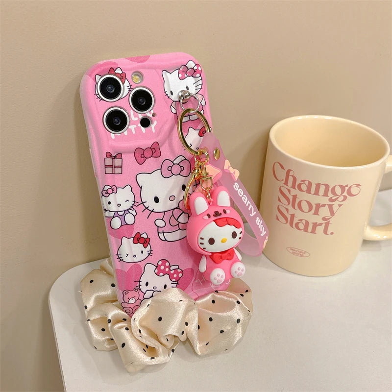 Kuromi Melody 3D Wavy Phone Case