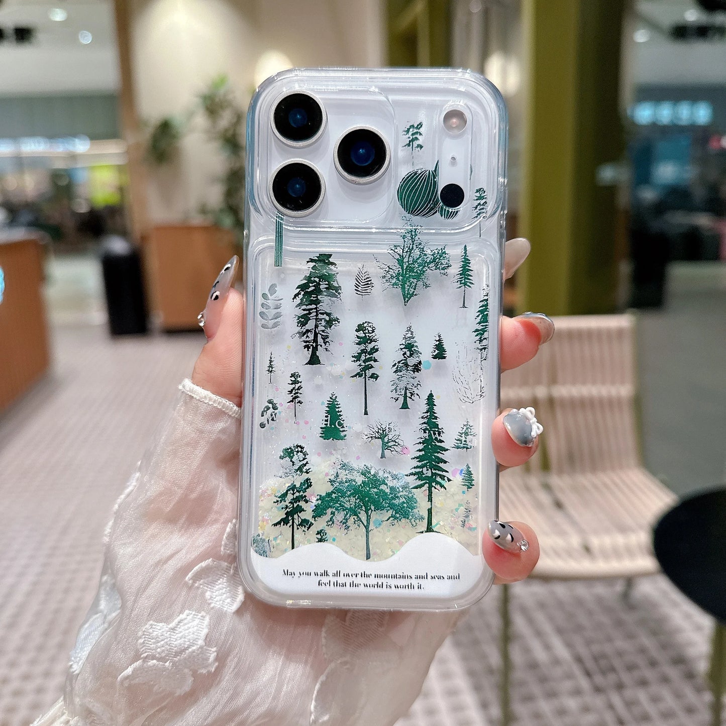 Noctilucent Quicksand Glitter Phone Case