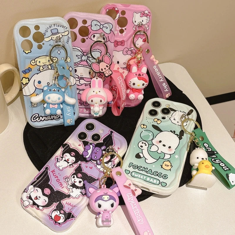 Kuromi Melody 3D Wavy Phone Case
