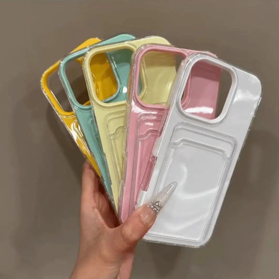 Card Holder Bumper Case For iPhone