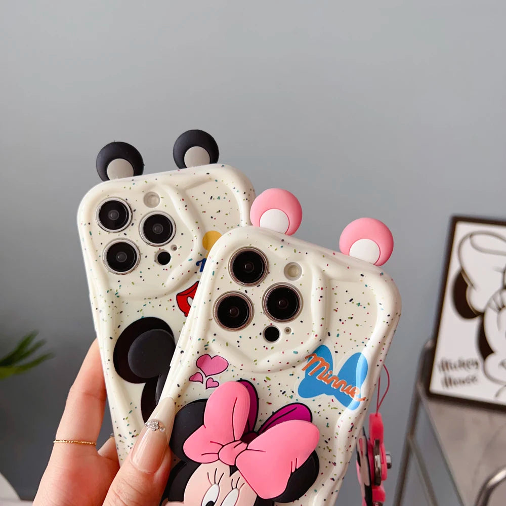 Minnie Mickey Wave Phone Case for iPhone