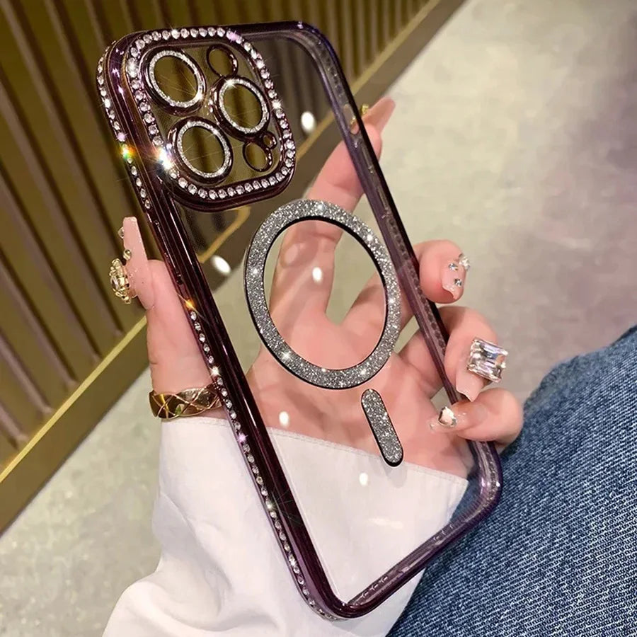 Glitter Transparent Phone Case