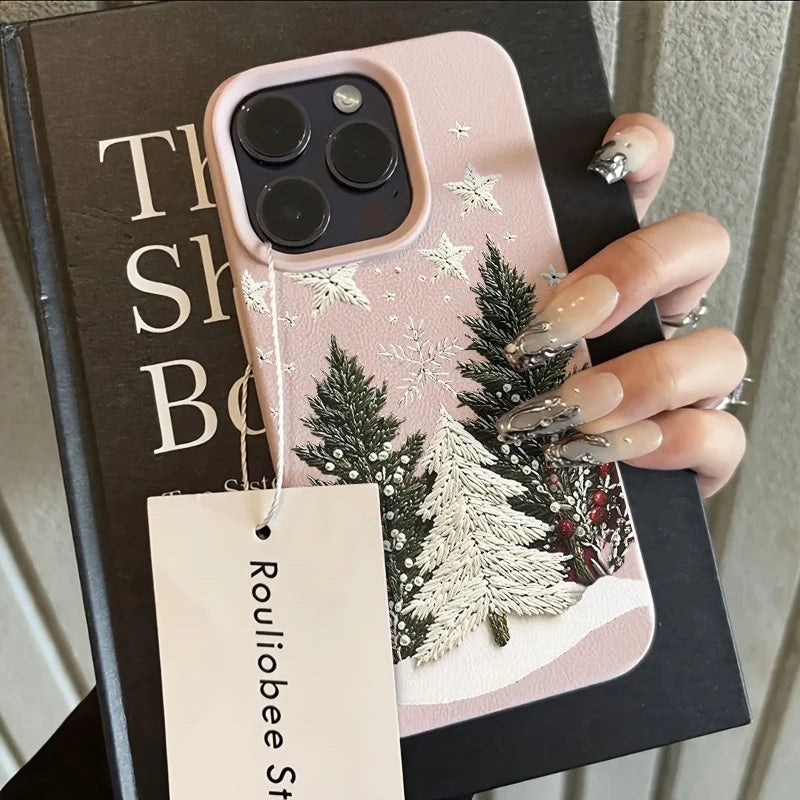 Christmas Tree Silicone Phone Case for iPhone