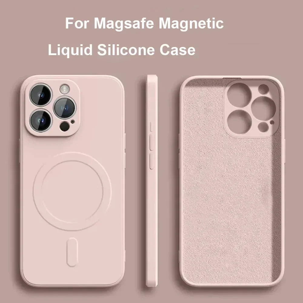 Liquid Silicone Magsafe Phone Case