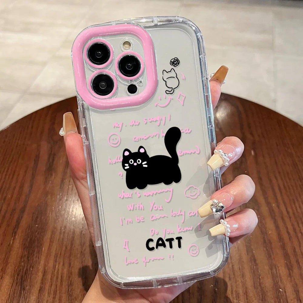 Cute Cat Silicone Phone Case