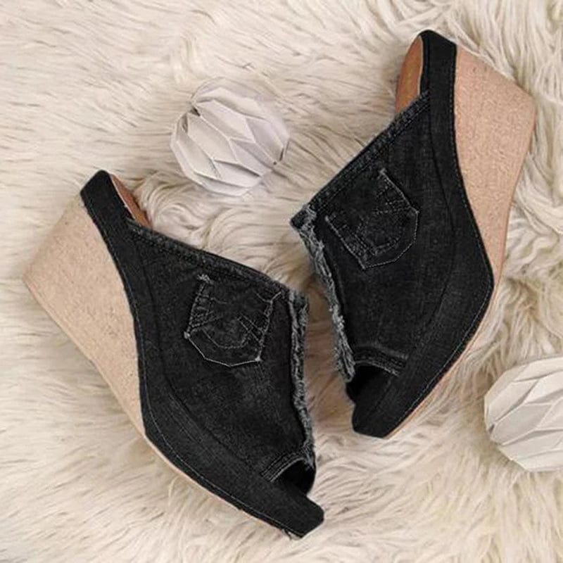 SummerStride™ Femme Denim Espadrilles