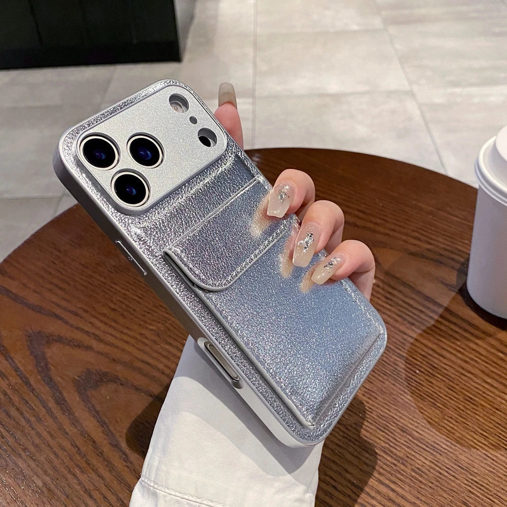 PU Leather Card Wallet Phone Case