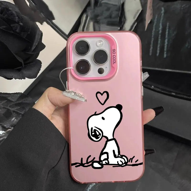 Love Heart Snoopy Phone Case