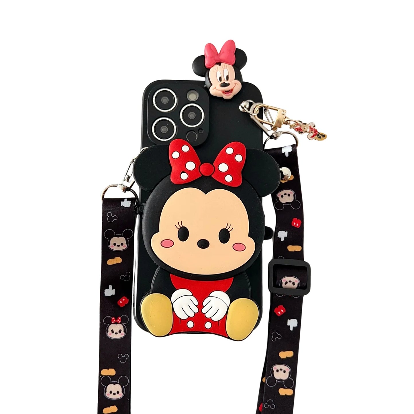 Minnie Mickey Wallet Phone Case for iPhone