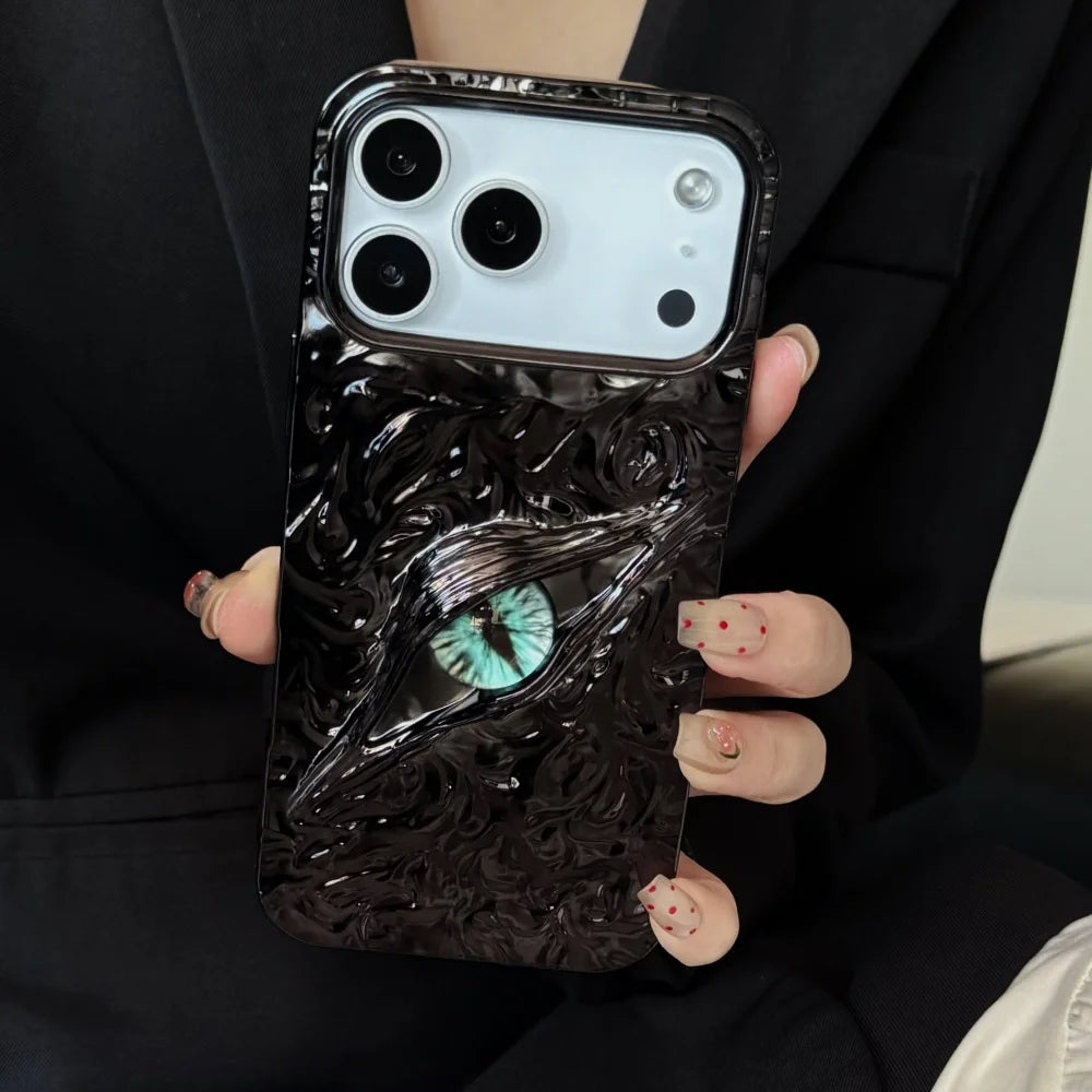 Electroplated 3D Eye Phone Case