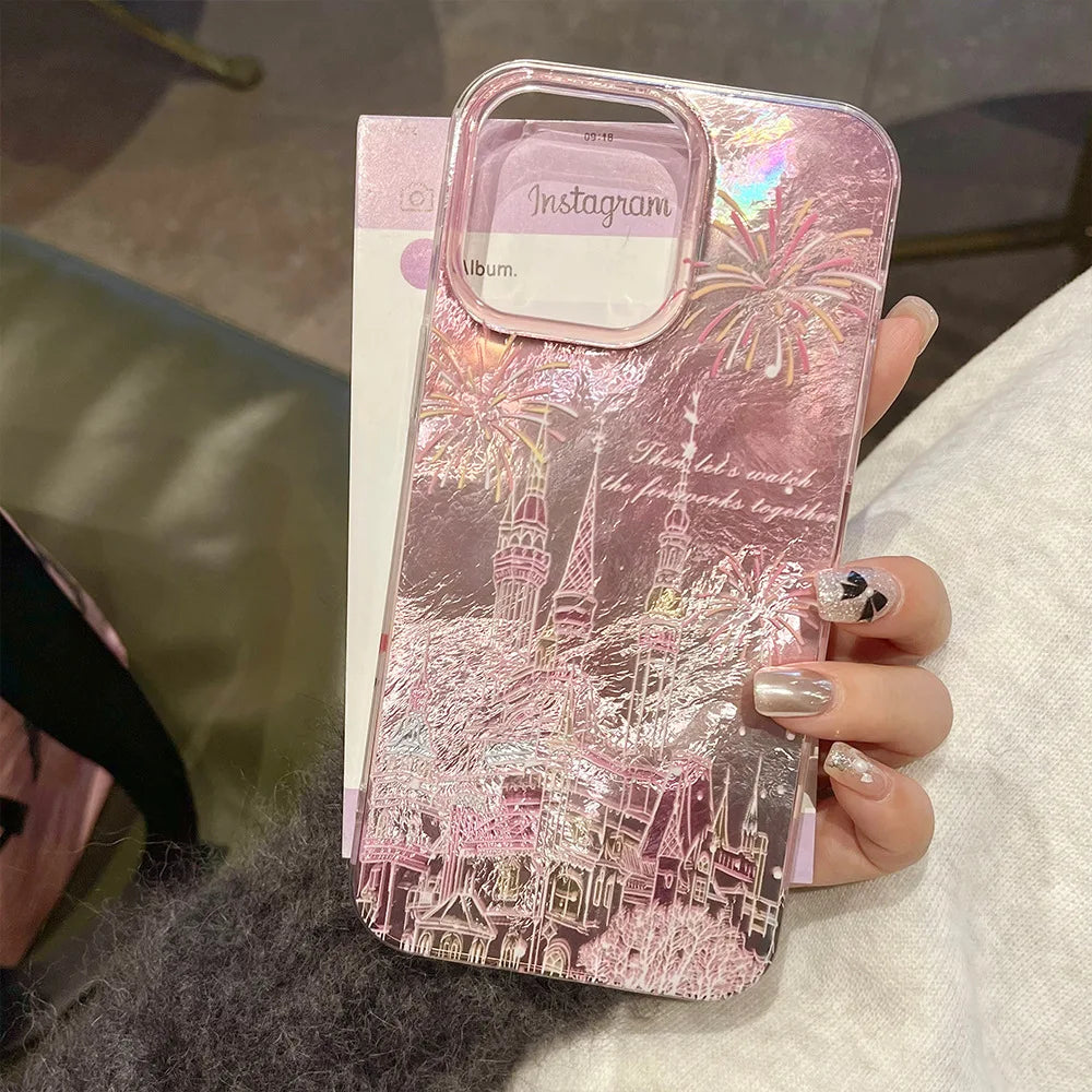 Fireworks Castle Laser Phone Case