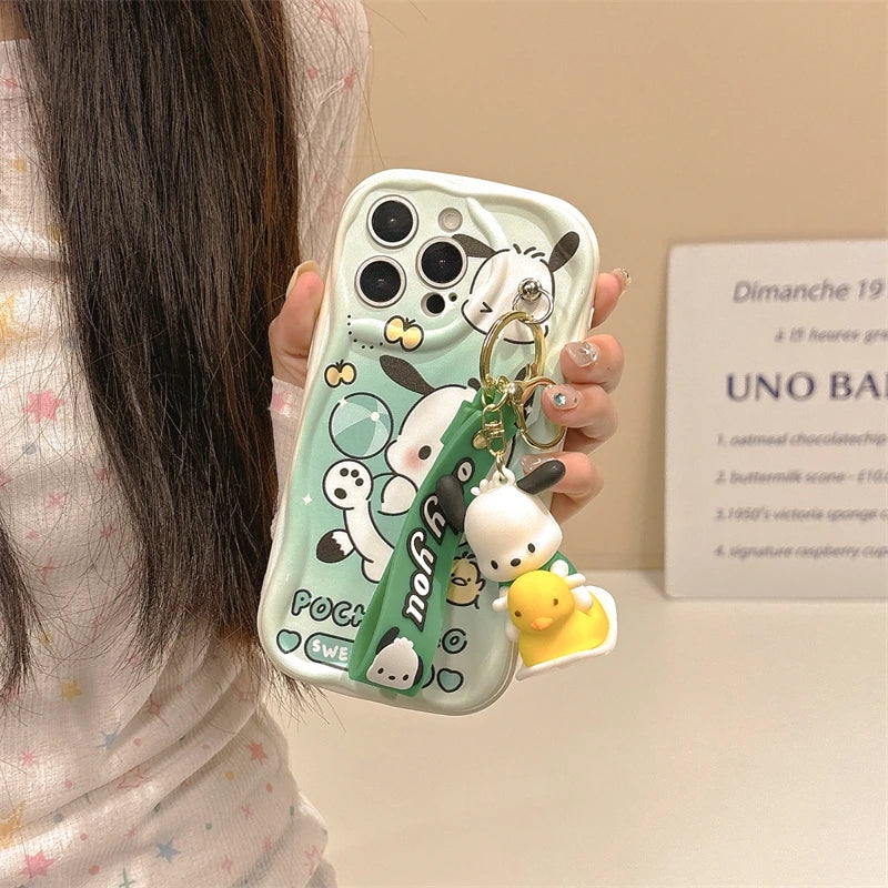 Kuromi Melody 3D Wavy Phone Case