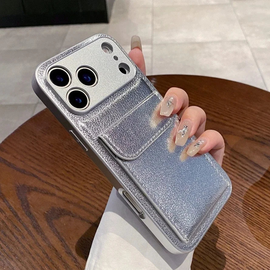 PU Leather Card Wallet Phone Case