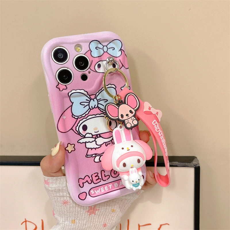 Kuromi Melody 3D Wavy Phone Case
