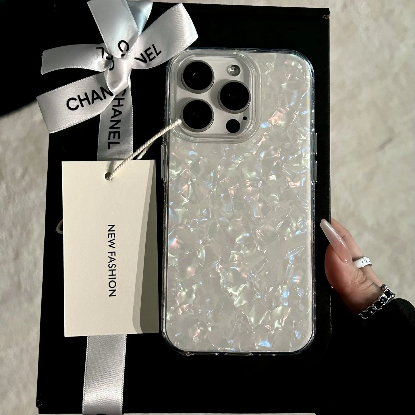 Glitter Conch Shell Phone Case