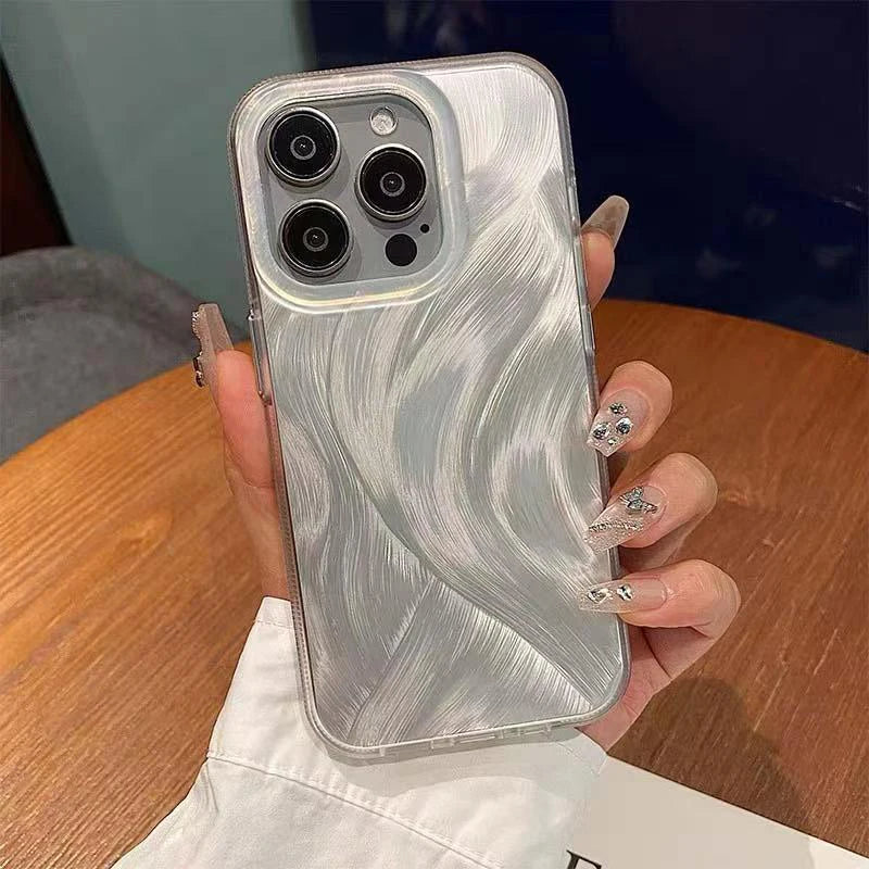 Camlet Pattern Laser Phone Case For iPhone