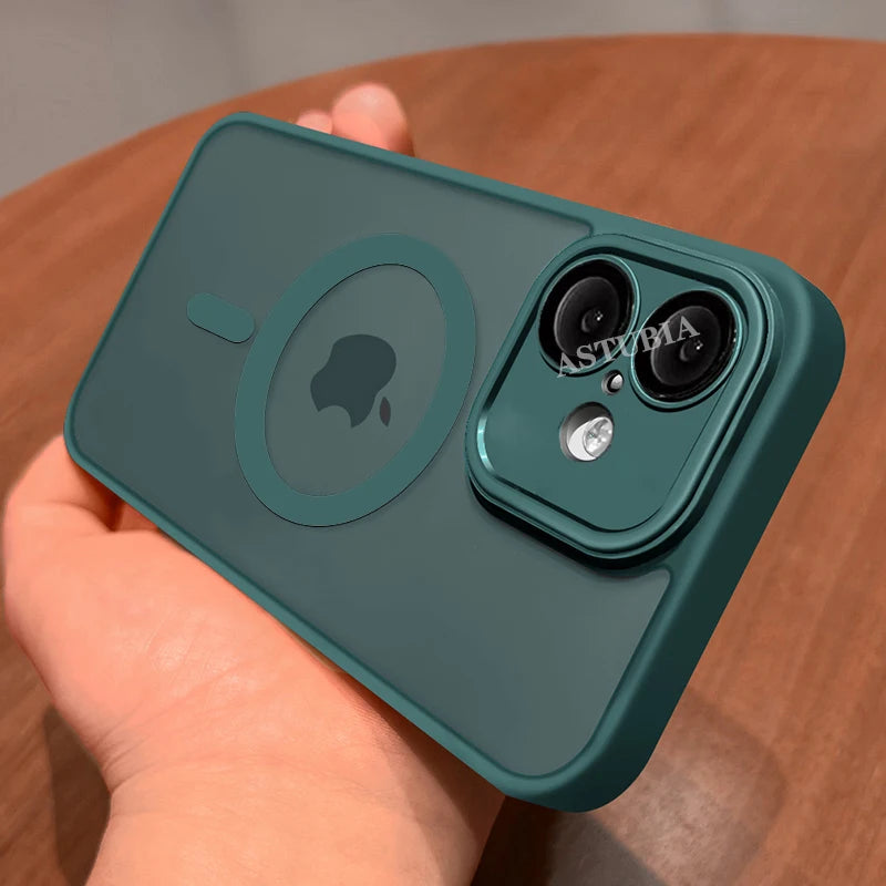 Magnetic Brown Lens Protection Phone Case