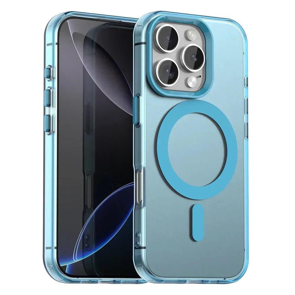 Magnetic Frosted Military Phone Case