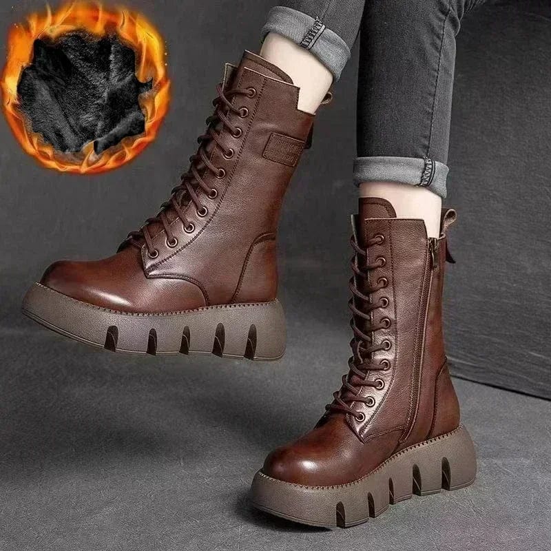ColdGuard™ Ankle Boots – Plush Warmth, Rugged Style!