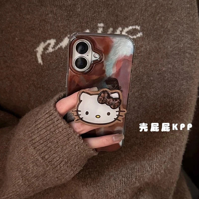 Kitty Grip Holder Gradient Phone Case