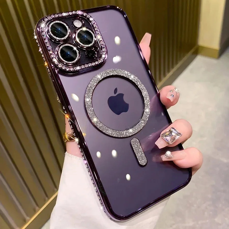 Glitter Transparent Phone Case